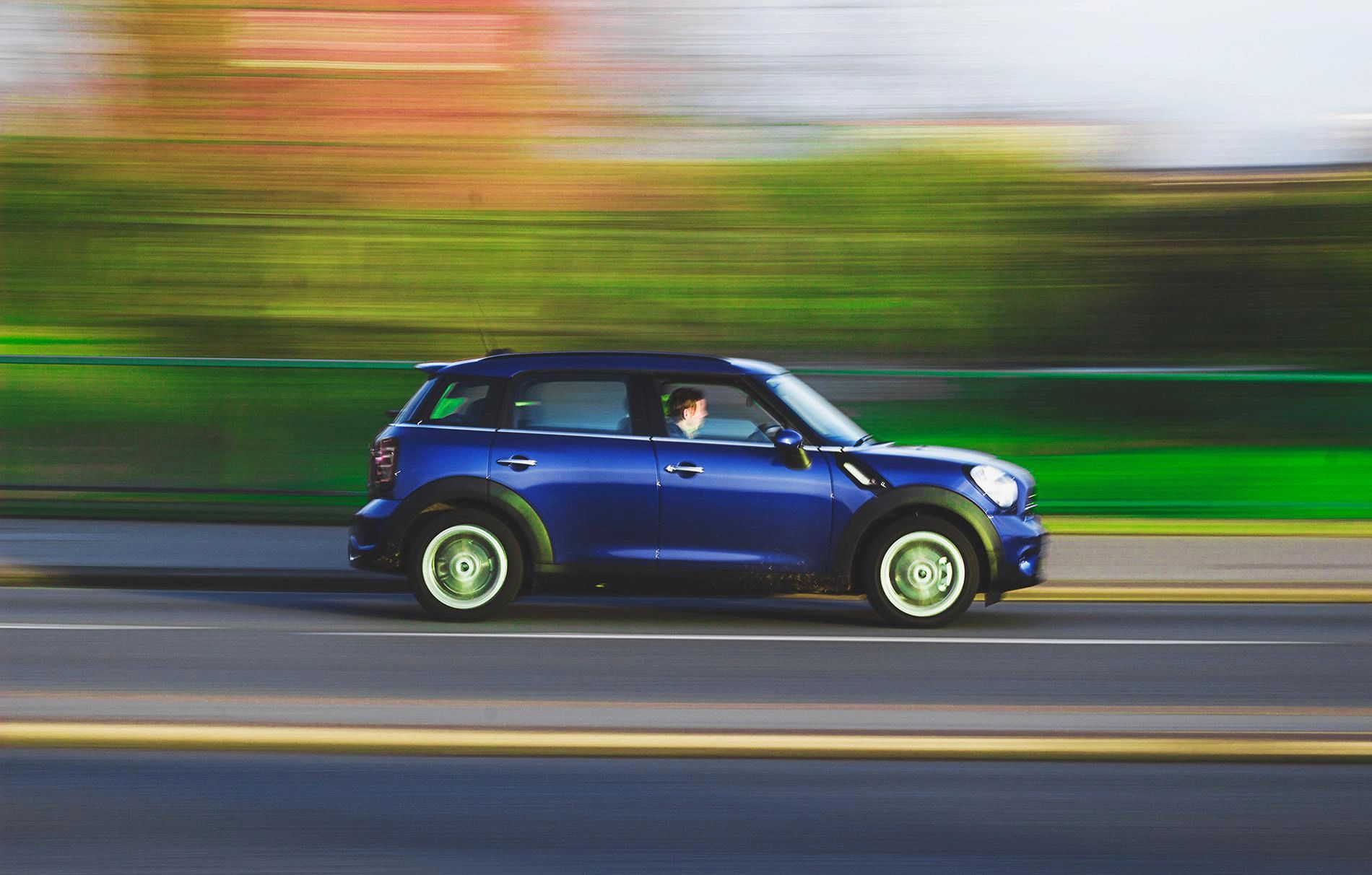 car speeding
