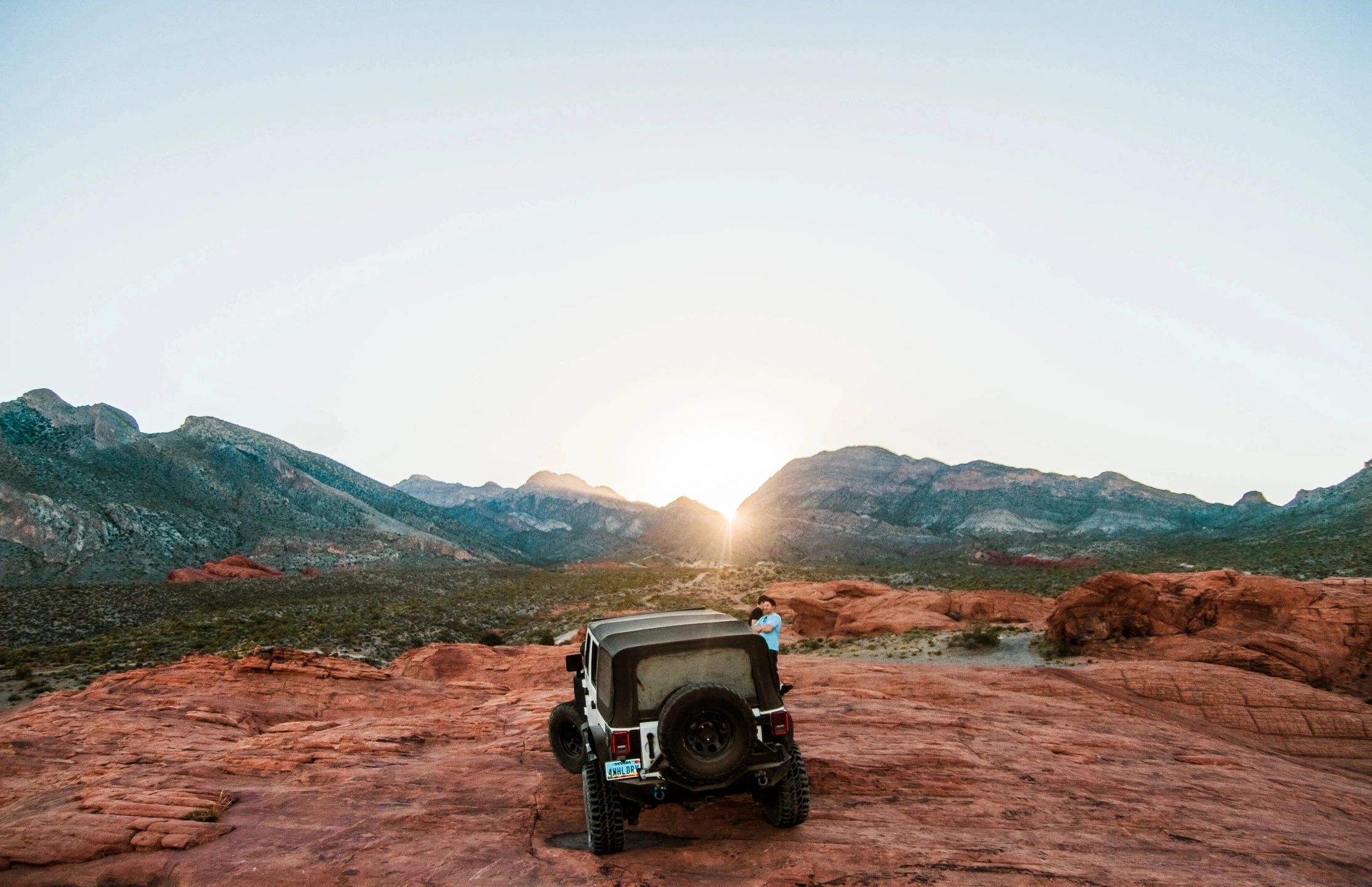 car in nature